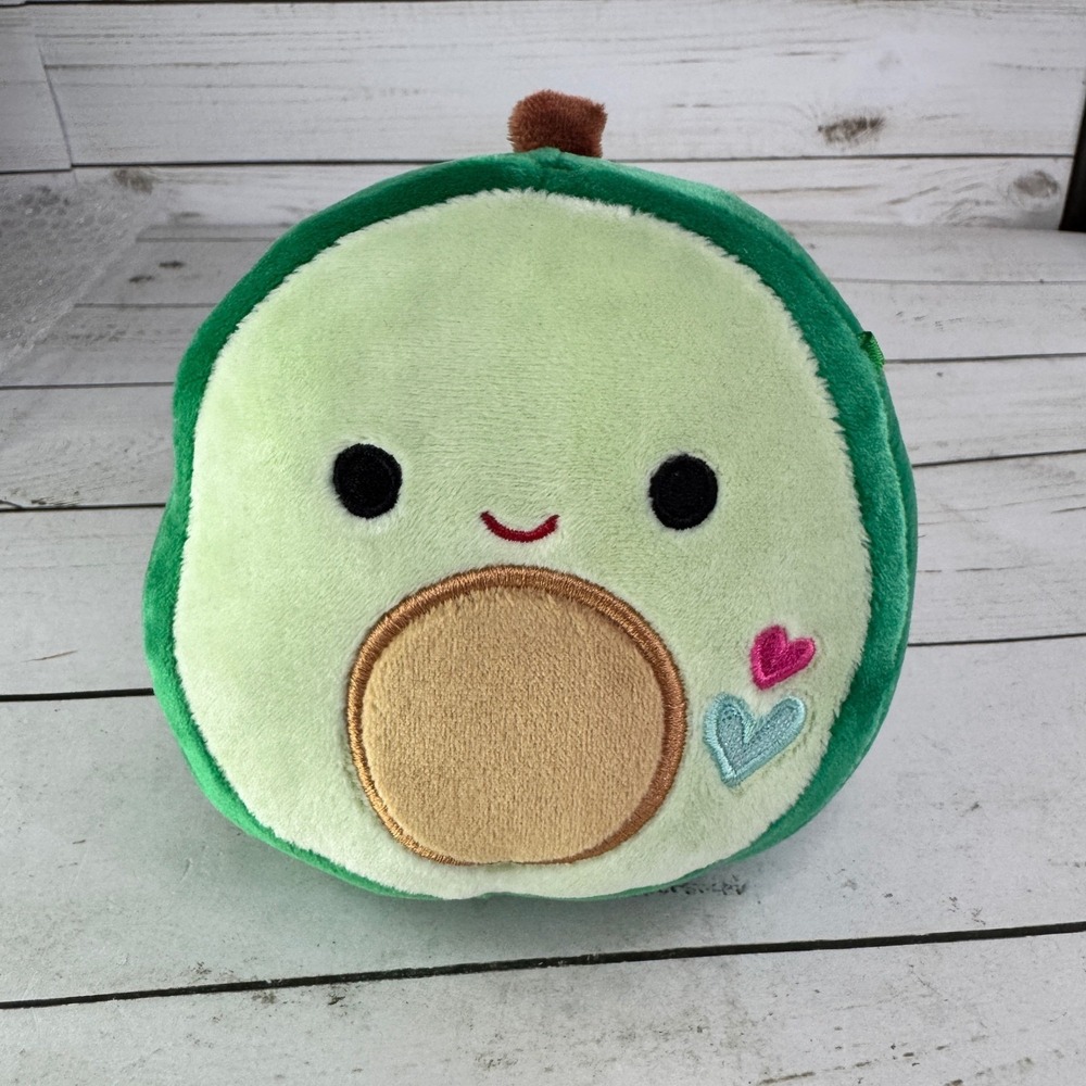 Squishmallows Austin Avocado 5" Valentine's Day Heart Plush Stuffed Toy Kellytoy